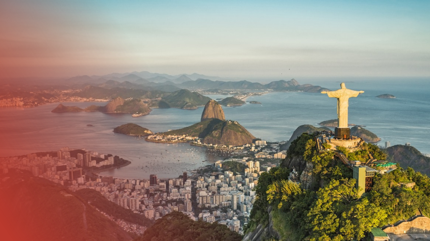 Vista do Rio de Janeiro com Cristo Redentor